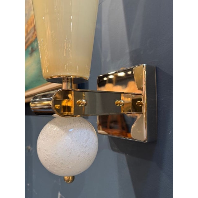 Pair of Murano Cone Scones For Sale In Dallas - Image 6 of 6