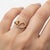 Metal Pear Citrine 14k Gold Ring, Size 7.25 For Sale - Image 7 of 9