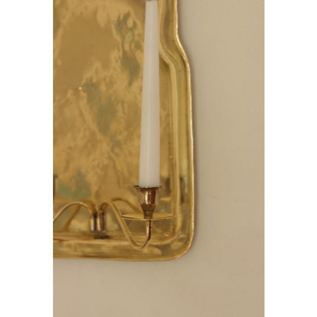Mid-Century Swedish Brass Sconces, Set of 2 For Sale - Image 9 of 13