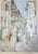 Schürholz Hans, Baška Street View KRK Street Dalmatia Croatia, 1930, Oil on Canvas For Sale - Image 13 of 13