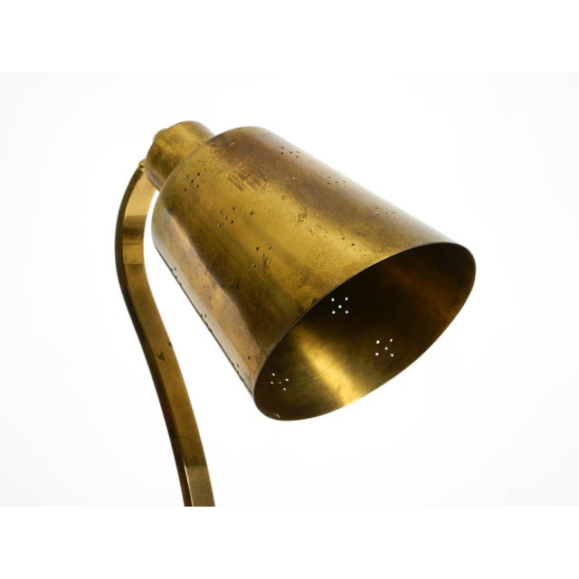 Large Mid-Century Modern Brass Table Lamp, 1950s For Sale - Image 15 of 18