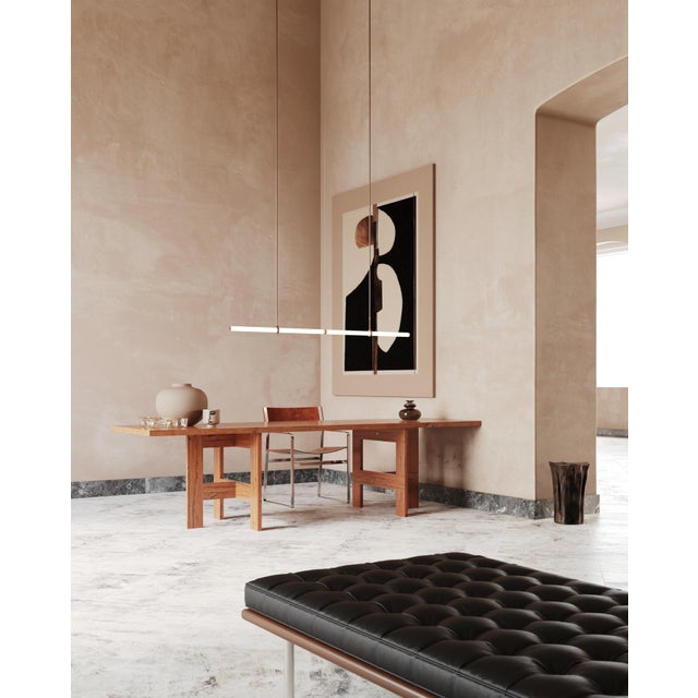 Linear Light LO015 Pendant Light in Satin Brass by Naama Hofman For Sale - Image 15 of 15