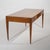1950s Vintage Walnut Desk with Brass Details, 1950s For Sale - Image 5 of 15