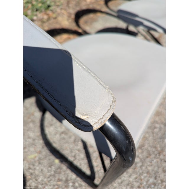 1970s Arrben Attributed, Italy Dinning Chairs For Sale - Image 9 of 12