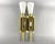 Gold Vintage Torch Wall Sconces by Wofi Leuchten, Germany, Set of 2 For Sale - Image 8 of 11