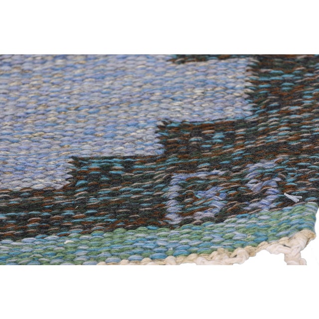 Sverker Greuholm Swedish Rollakan Rug - 04'05 X 06'07 For Sale In Dallas - Image 6 of 10