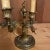 Rococo Antique French Louis XV Gilt Candelabra Lamp For Sale - Image 3 of 4