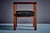 Art Deco Armchair in Oak with Upholstered Black Leather, France, 1920s For Sale - Image 9 of 15