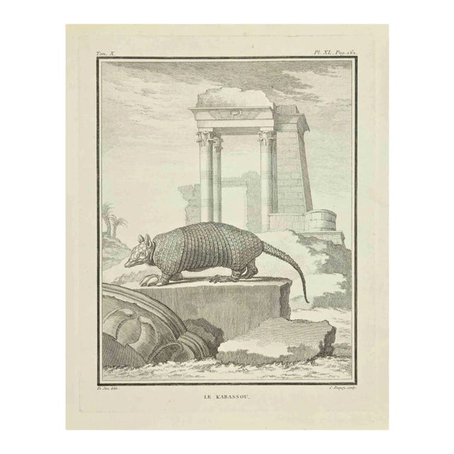 Jean Charles Baquoy, Le Kabassou, Etching, 1771 For Sale