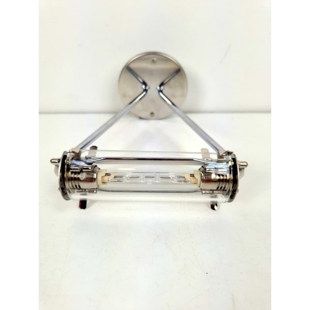 Contemporary Chrome Scintilla Ceiling Lamp from Fontana Arte, 1970s For Sale - Image 3 of 6