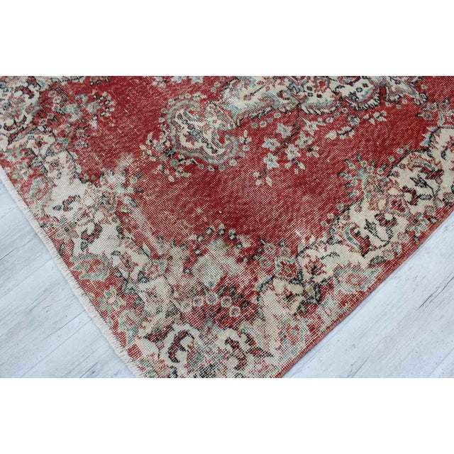 1960' S Turkish Area Rug - 47"x 83" For Sale - Image 9 of 11