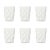 2020s Zafferano Party Tumbler Junior in White - Set of 6 For Sale - Image 5 of 5