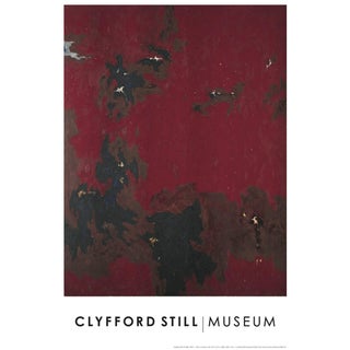 Clyfford Still Abstract Expressionist "Ph - 385 "Lithograph Print Poster, 1949 For Sale