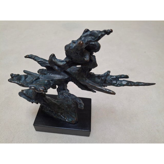1960s George Koras Bronze Abstract Brutalist Sculpture "Amazon" For Sale In Los Angeles - Image 6 of 8