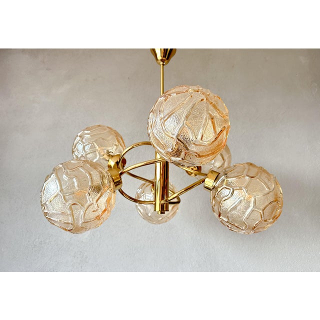Mid-Century Modern Vintage Sputnik Pendant Light, 1970s For Sale - Image 3 of 15