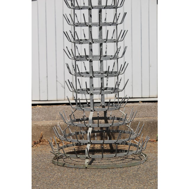 Metal Metal Rack with Hooks, 1970s For Sale - Image 7 of 15