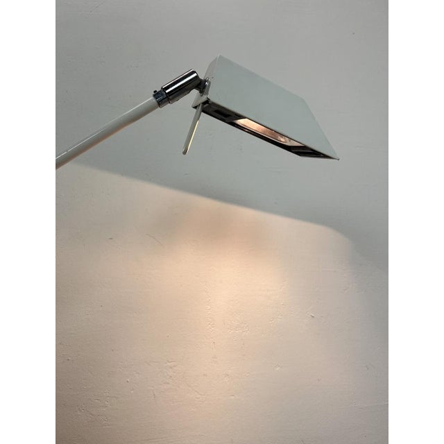 Ivory White Metal Table Lamp from Massive, 1980s For Sale - Image 8 of 18