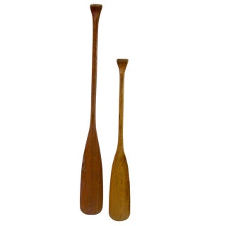 Vintage Wood Oars, Nautical/Cottage Decor For Sale