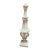 Monumental Mid-Century Viúva Lamego Portuguese White Glazed Ceramic Finial, 48.5” For Sale