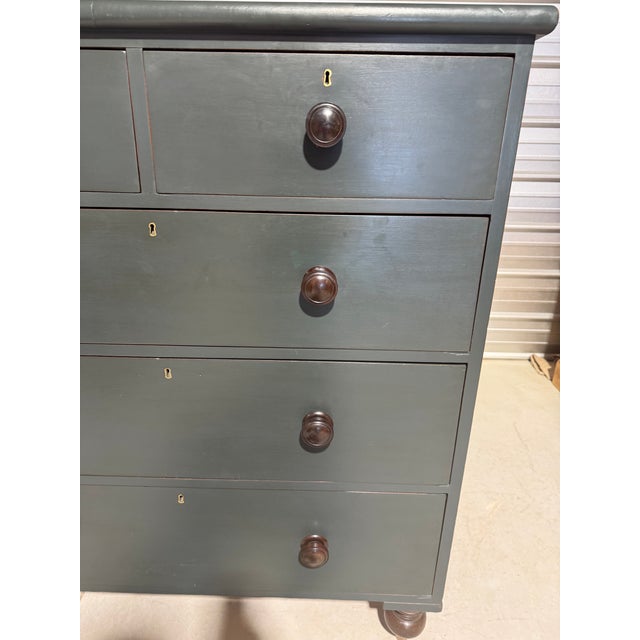 Antique Two Over Three Drawers - Painted Chest of Drawers From England For Sale - Image 12 of 18