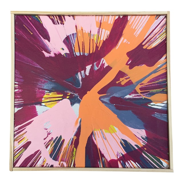 Abstract Color Field Framed Contemporary Painting For Sale