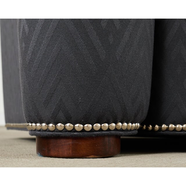 Ralph Lauren Italian Upholstered Brook Street Club Chair For Sale - Image 15 of 18