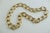 Gold Vintage Y2k Modern Gold Link and Chain Necklace For Sale - Image 8 of 8