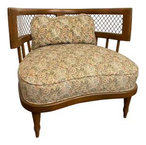 1940s Vintage Slipper Chair