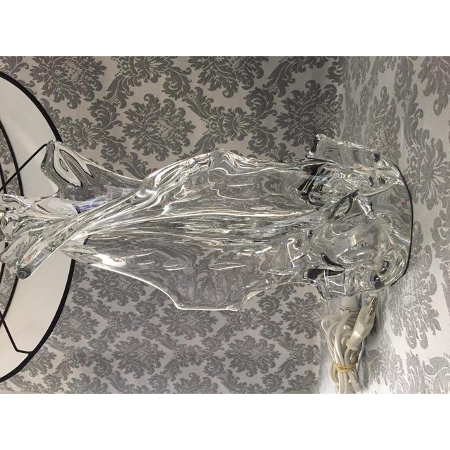 Glass Bubble Crystal Desk Lamp by Robert Schneider, Paris, 1960s For Sale - Image 7 of 17