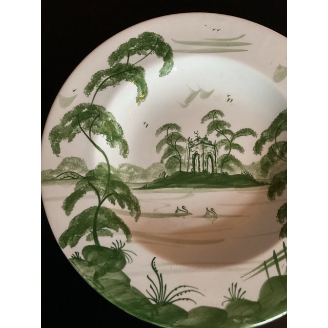 Delft Set of 4 Isis Dessert / Hors D’oeuvres Plates For Sale - Image 4 of 11