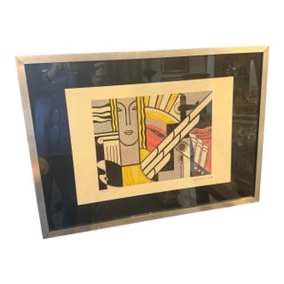 21st Century Framed Pop Art 100/150 Lithograph Modern Art by Roy Lichtenstein For Sale