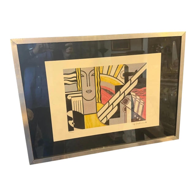 21st Century Framed Pop Art 100/150 Lithograph Modern Art by Roy Lichtenstein For Sale