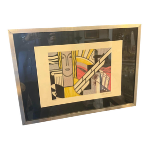 21st Century Framed Pop Art 100/150 Lithograph Modern Art by Roy Lichtenstein