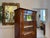 Antique Walnut Biedermeier Display Cabinet For Sale - Image 5 of 16