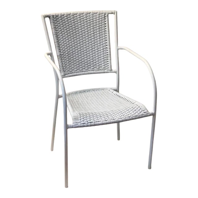 1970s Vintage Nautical Rope Easy Chair With Armrests For Sale