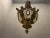 Vintage Bronze & Crystal Beaded Chandelier, 1950s For Sale - Image 6 of 13