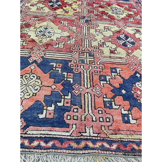 Blue Early 20th Century Turkish Smyrne Rug, 1920s For Sale - Image 8 of 18