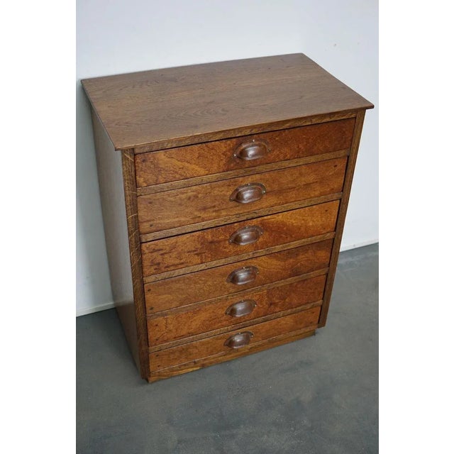 1950s German Oak Apothecary Cabinet, Mid-20th Century For Sale - Image 5 of 17