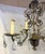 Mid Century 12-Light Spanish Bronze and Crystal Multi-Tiered Chandelier For Sale - Image 12 of 18