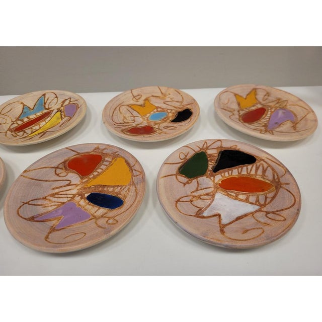 Coffee and Tea Service from Vallauris Ceramics, 1950s, Set of 15 For Sale - Image 17 of 18