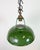Industrial Green Enamel Factory Pendant Lamp from Coolicon, 1950s For Sale - Image 6 of 18