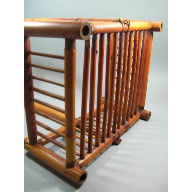 Japanese Mid Century Bamboo Picnic Basket Chairish