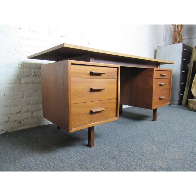 MidCentury Modern Teak Desk Chairish