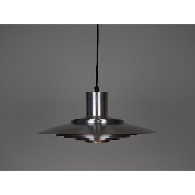 Vintage Danish P376 Pendant Lamp by Fabricius Kastholm for Nordisk Solar, 1964 For Sale - Image 3 of 13