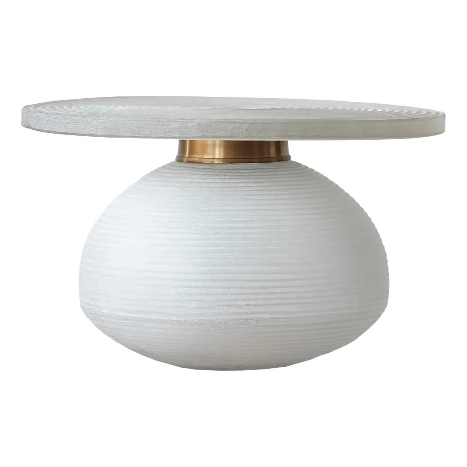 Matthew Izzo Home Magna Glass Low Coffee Table | Chairish