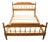 Ethan Allen Heirloom Nutmeg Maple Colonial Early American Full Size Spindle Bed 10-5611 For Sale
