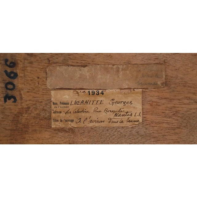 G. Lhermitte, In the Mist, 1934, Oil Painting For Sale - Image 12 of 13