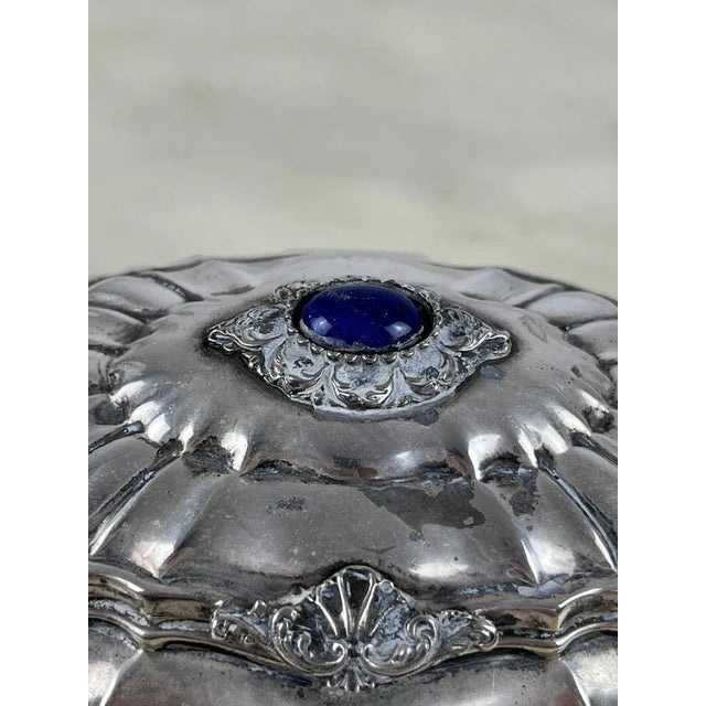Silver Silver Jewelry Box, Italy, 1960s For Sale - Image 8 of 12