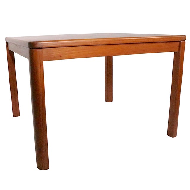 Mid-Century Modern Mid Century Danish Modern Teak Side Table C. 1970/80's For Sale - Image 3 of 11