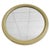 Vintage Round Space Age Beige Framed Mirror, 1960s For Sale - Image 6 of 6